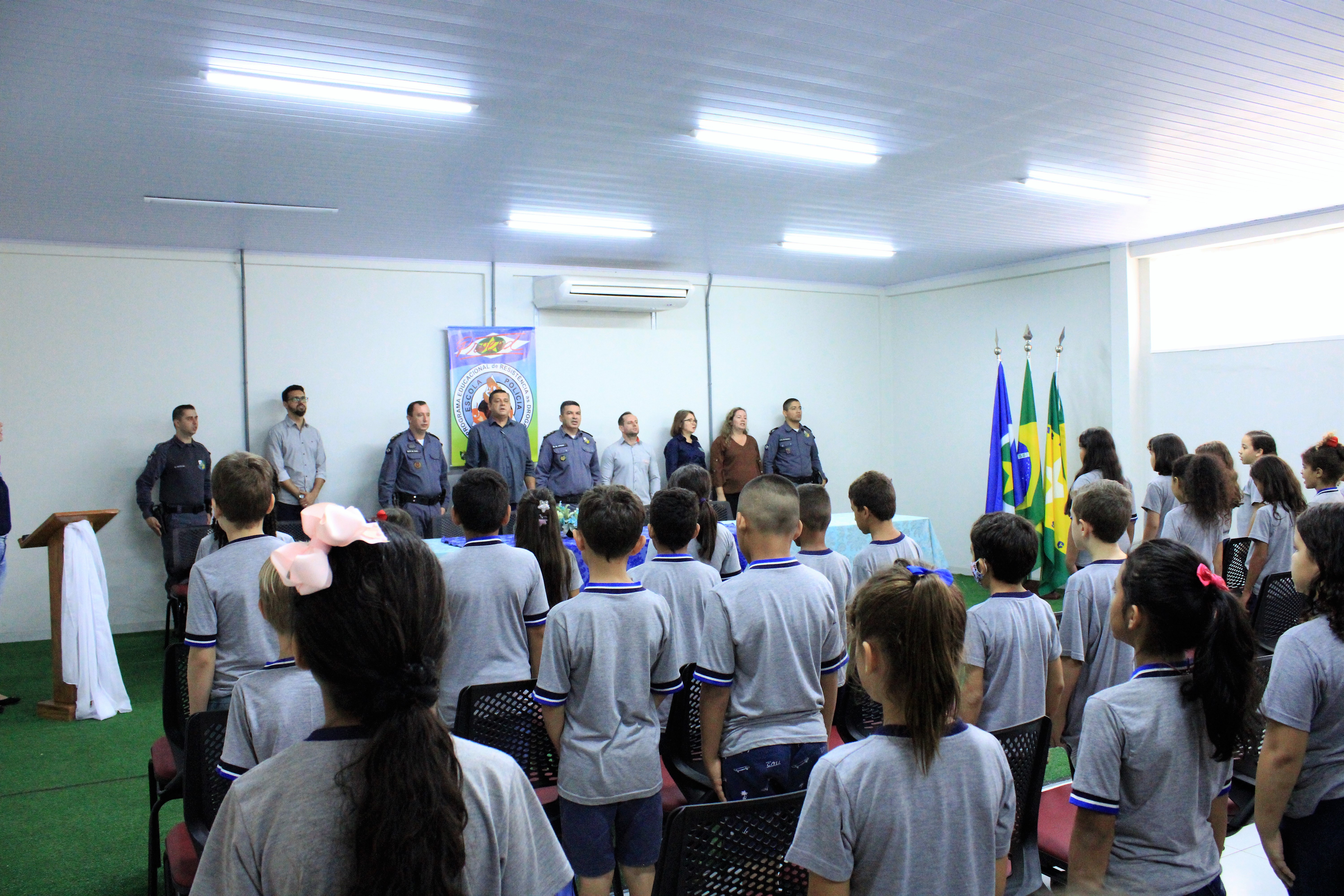 AULA INAUGURAL DO PROERD EM TAPURAH