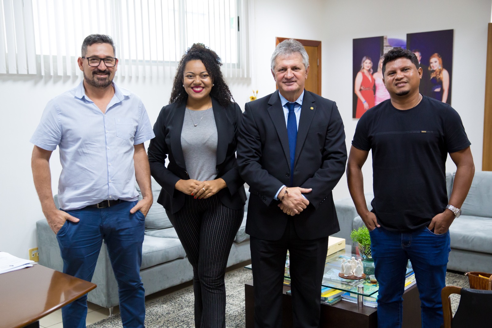 VEREADORES CUMPREM AGENDA JUNTO AO DEPUTADO DILMAR DAL BOSCO