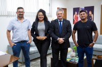 VEREADORES CUMPREM AGENDA JUNTO AO DEPUTADO DILMAR DAL BOSCO