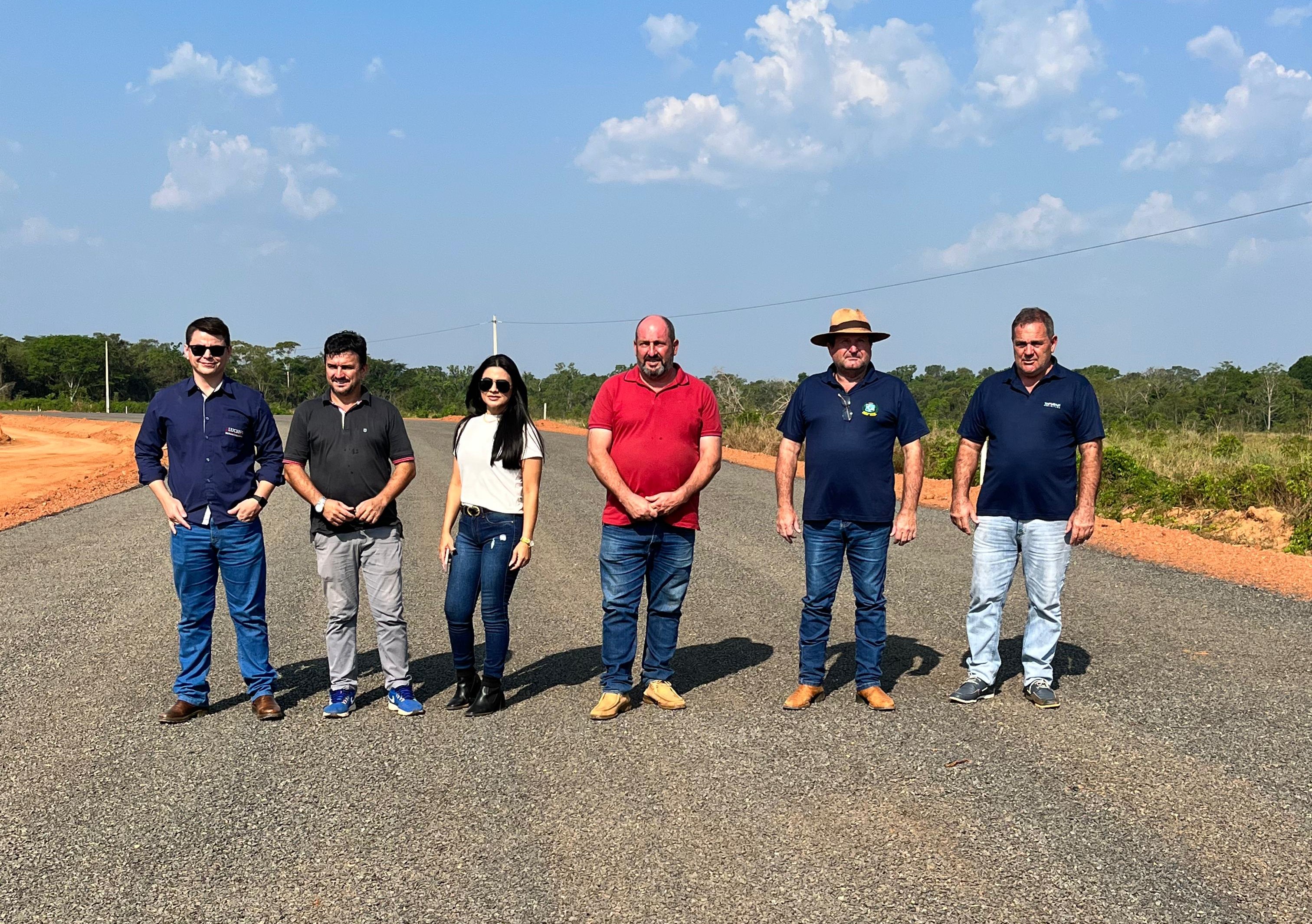 VISITA TÉCNICA REVELA PROGRESSO NA OBRA DA MT-010 QUE LIGARÁ TAPURAH A SÃO JOSÉ DO RIO CLARO